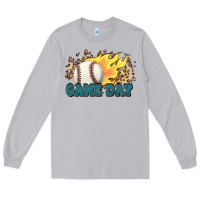 Moon Dust game day baseball leopard flames fireball Long Sleeve Tee - HowdyJamesFarm