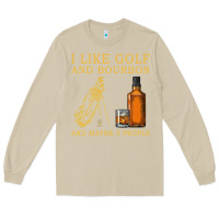 Mushroom I Like Bourbon and Golf and Maybe 3 People Whiskey Long Sleeve Tee - tuanDangUi