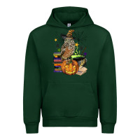 Foreset Green halloween owl Urban Hoodie - BarkalooDesign