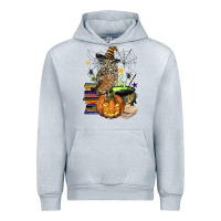 Heather Grey halloween owl Urban Hoodie - BarkalooDesign