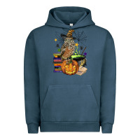 Pigment Midnight Navy halloween owl Urban Hoodie - BarkalooDesign