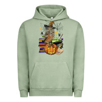 Pigment Oil Green halloween owl Urban Hoodie - BarkalooDesign