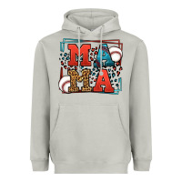 Moon Dust leopard baseball mama Mother's Day Heavyweight Hoodie - LillyAllenDesigns