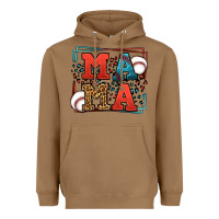 Toasted Coconut leopard baseball mama Mother's Day Heavyweight Hoodie - LillyAllenDesigns