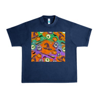 Navy Halloween Urban Heavy Tee - texasbilliewilder