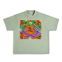 Oil Green Halloween Urban Heavy Tee - texasbilliewilder