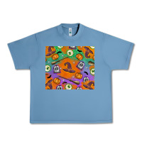 Pebble Blue Halloween Urban Heavy Tee - texasbilliewilder