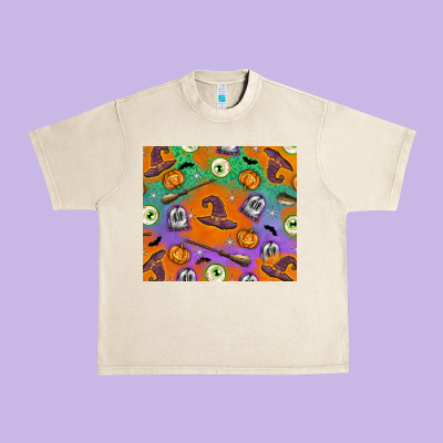 Halloween Urban Heavy Tee Designed By Texasbilliewilder