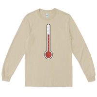 Mushroom thermometer halloween costume temperature gauge t Long Sleeve Tee - tuanDangUi