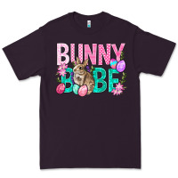 Plum Bunny Babe Easter Premium Tee - BundleAndBundleShop