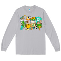 Moon Dust Football coffee cups Long Sleeve Tee - HowdyJamesFarm