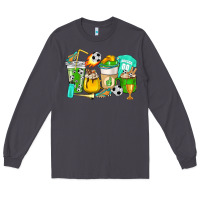 Smoke Football coffee cups Long Sleeve Tee - HowdyJamesFarm