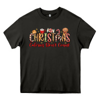 Asphalt christmas calories dont count Heavy Core Tee - MaliasSmallBusiness