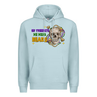Blue Mist on tuesdays we wear beads skull Premium Hoodie - FaDigitalArtStudio