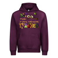 Mauve Wine one spook tacular teacher Urban Hoodie - BarkalooDesign