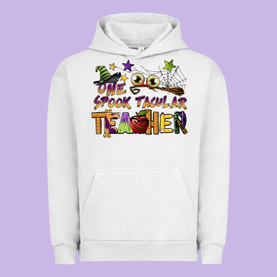 One Spook Tacular Teacher Urban Hoodie Designed By Barkaloodesign