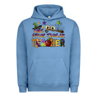 Pigment Pebble Blue one spook tacular teacher Urban Hoodie - BarkalooDesign