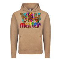 Vintage Coffee LGBTQ+ you matter with leopard Vintage Hoodie - NancyCooperArtShop
