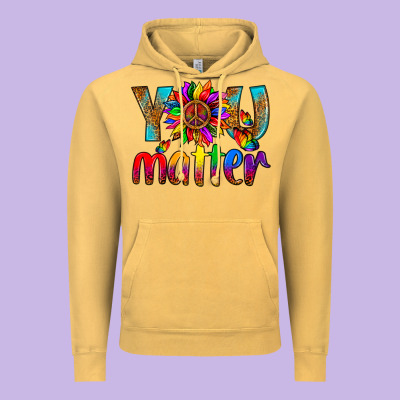 Lgbtq+ You Matter With Leopard Vintage Hoodie Designed By Nancycooperartshop
