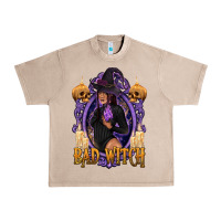 French Oak Bad Witch Black Woman Urban Heavy Tee - texasbilliewilder