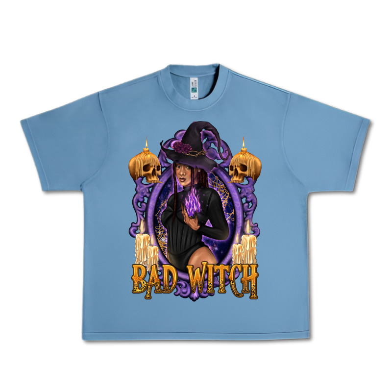Bad Witch Black Woman Urban Heavy Tee by texasbilliewilder | Teevron