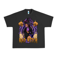 Pigment Black Bad Witch Black Woman Urban Heavy Tee - texasbilliewilder