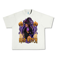Pistachio Bad Witch Black Woman Urban Heavy Tee - texasbilliewilder