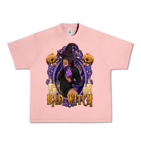 Salmon Bad Witch Black Woman Urban Heavy Tee - texasbilliewilder