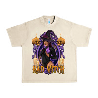 Sandshell Bad Witch Black Woman Urban Heavy Tee - texasbilliewilder
