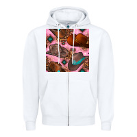 White western cowboy hat seamless pattern Zipper Hoodie - BundleAndBundleShop