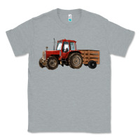 Heather Grey farm tractor Classic Tee - RanaPortraitStore