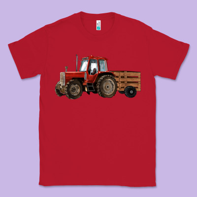 Farm Tractor Classic Tee Designed By Ranaportraitstore