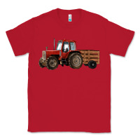Red farm tractor Classic Tee - RanaPortraitStore