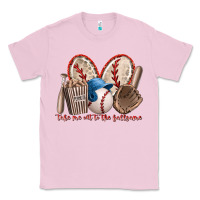 Bubblegum Pink take me out to the ballgame Classic Tee - RacoonDesign