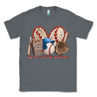Charcoal Heather take me out to the ballgame Classic Tee - RacoonDesign