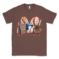 Chestnut take me out to the ballgame Classic Tee - RacoonDesign
