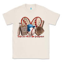 Natural take me out to the ballgame Classic Tee - RacoonDesign