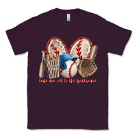 Plum take me out to the ballgame Classic Tee - RacoonDesign