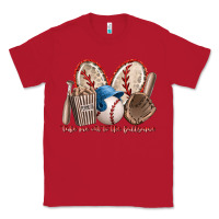 Red take me out to the ballgame Classic Tee - RacoonDesign