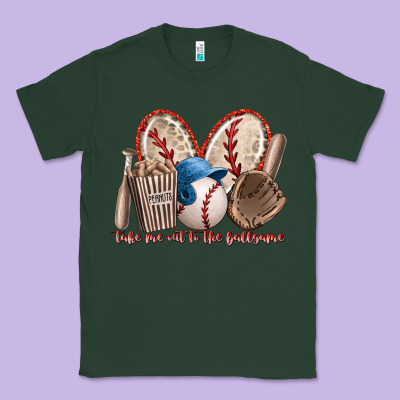 Take Me Out To The Ballgame Classic Tee Designed By Racoondesign