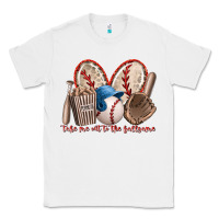 White take me out to the ballgame Classic Tee - RacoonDesign