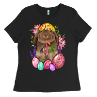 Rabbit And Carrot Easter Ladies Tee | Teevron