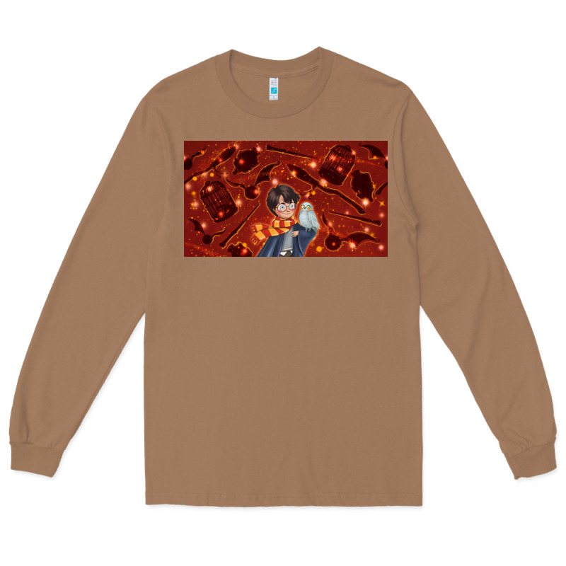 Wizard Boy And Owl Long Sleeve Tee by TumblerDesignByShophia | Teevron