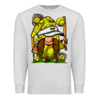 Dove Grey softball gnome Premium Sweatshirt - SublimationCraftShop