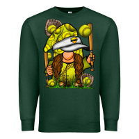 Sports Green softball gnome Premium Sweatshirt - SublimationCraftShop