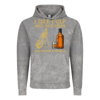 Cloud Rock I Like Bourbon and Golf and Maybe 3 People Whiskey Vintage Hoodie - tuanDangUi