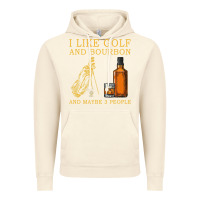 Vintage Artic I Like Bourbon and Golf and Maybe 3 People Whiskey Vintage Hoodie - tuanDangUi