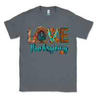 Charcoal Heather love thanksgiving turkey Classic Tee - RanaPortraitStore