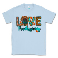 Dusty Blue love thanksgiving turkey Classic Tee - RanaPortraitStore