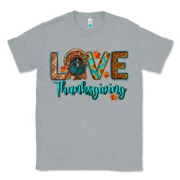Heather Grey love thanksgiving turkey Classic Tee - RanaPortraitStore
